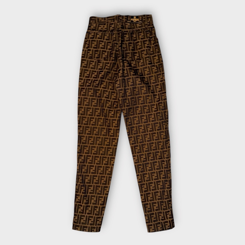 Authentic Vintage Fendi Zucca Monogram Jeans – IT 41 (fits 26/27) - Picture 10 of 16